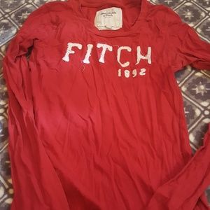 Red fitch long sleeve